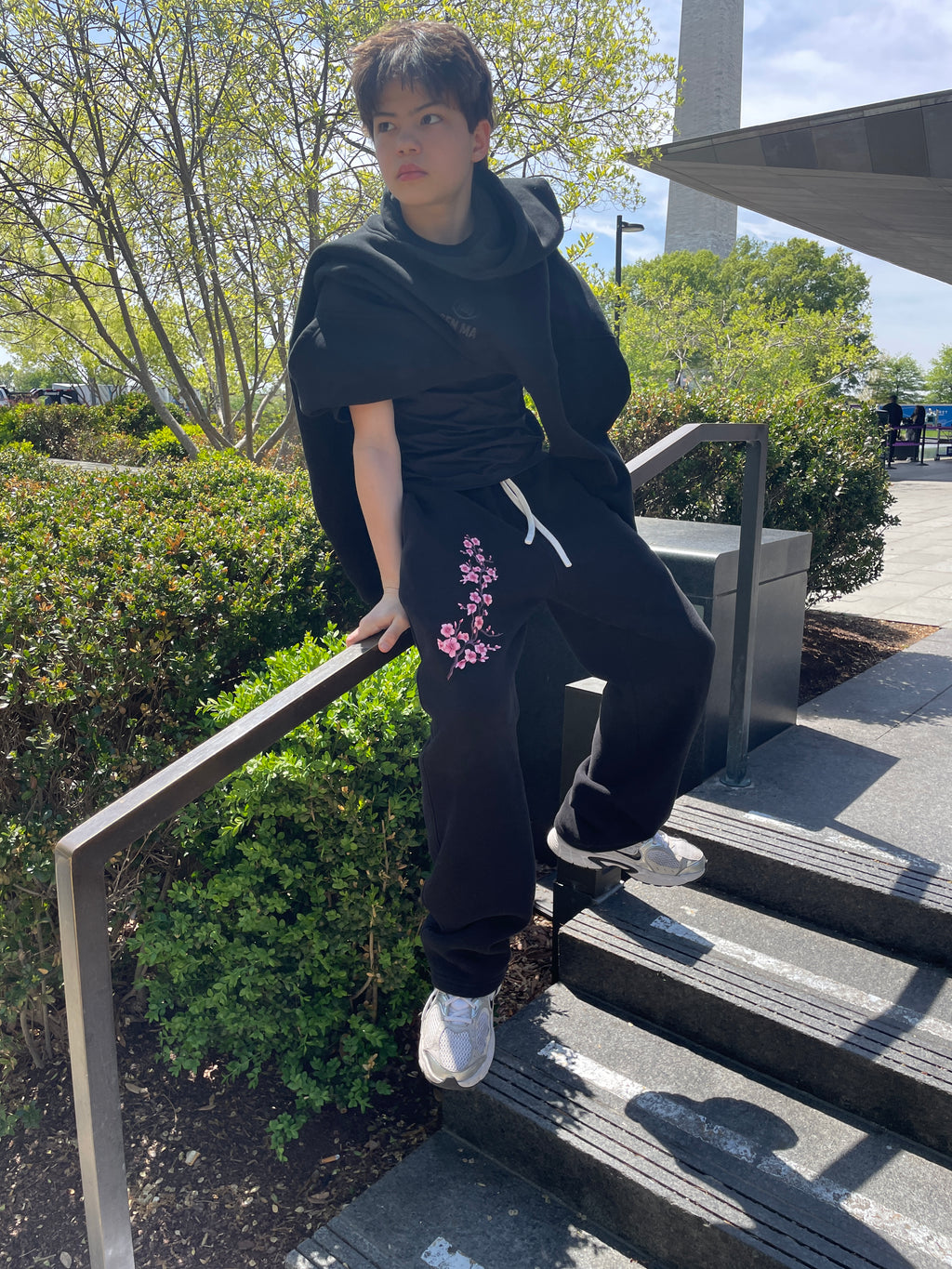 Cherry blossom sweat pants