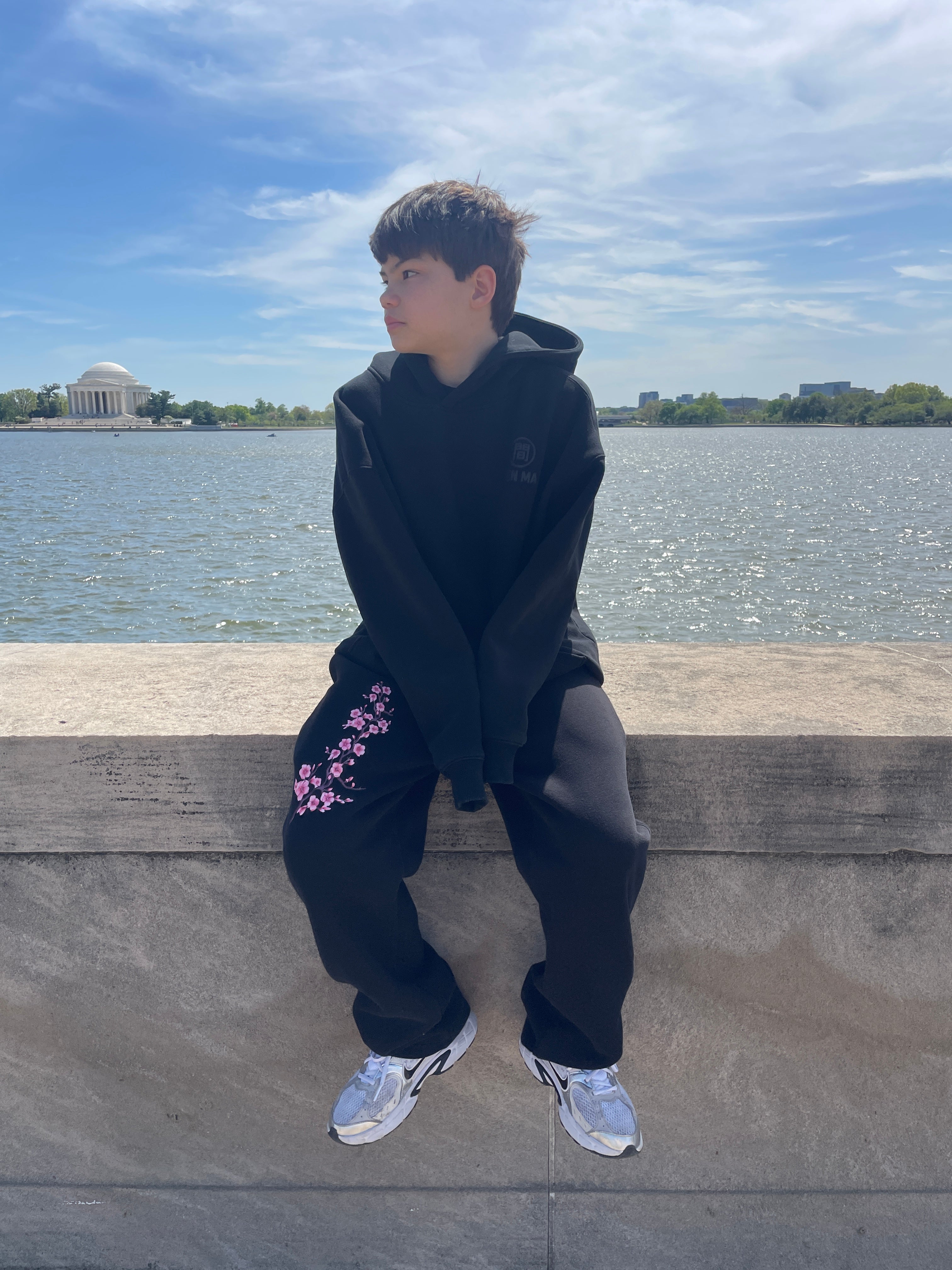 Cherry blossom sweat pants