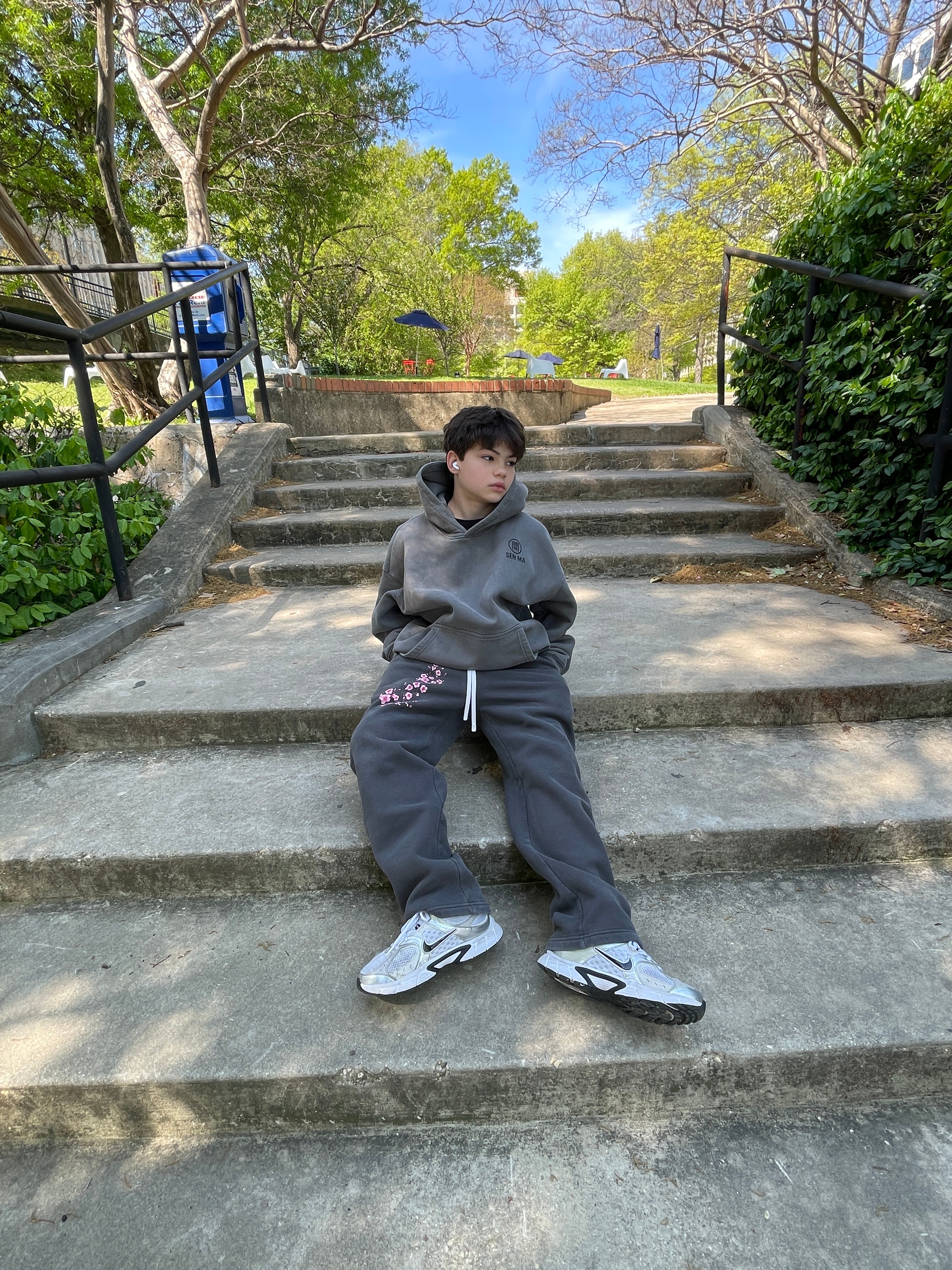 Cherry blossom sweat pants